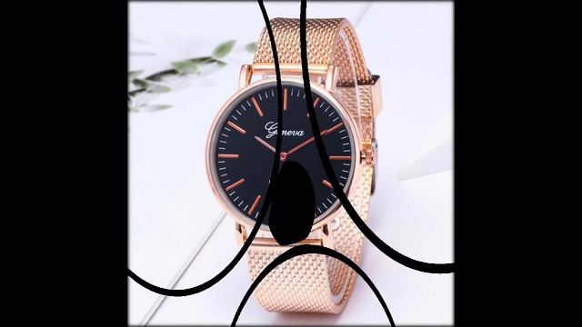 Женские часы Aliexpress  Bayan Kol Saati, модные роскошные женские часы розового золота и серебра