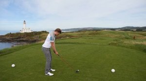 BEST PAR 3 IN GOLF!? Turnberry 9th Hole - Nearest The Pin