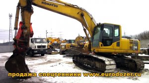 KOMATSU PC 210 проверка экскаватора танец балет Комацу / How to check