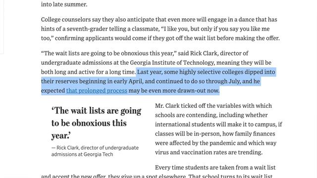 College Waitlists Are Gonna Be REALLY Long This Year смотреть онлайн