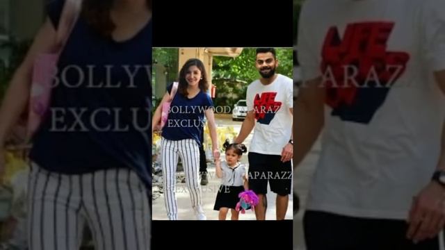 Anushka Sharma daughter vamika first walking in swag with mom Anushka Sharma and virat kholi ❤️💞👌