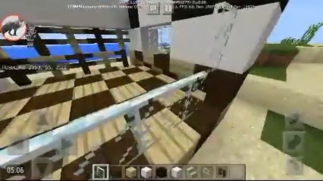 Дом в стиле хай-тек 8×6 блоков. смотреть онлайн