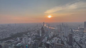 Бангкок. Вечеринка на небоскребе Mahanakhon Sky Walk и закат