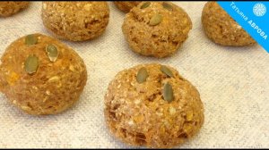 Тыквенные постные булочки несладкие