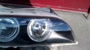 Реставрация передних фар на БМВ Е-39