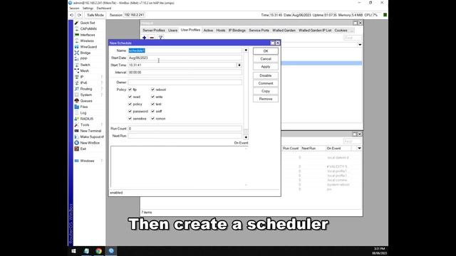 MikroTik: RouterOS v7 Script for Validity and Mikhmon Sales Report w/ English Sub - Vanz J Tutorial смотреть онлайн