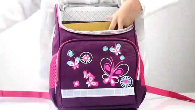 Детский ранец-рюкзак к школе - обзор... смотреть онлайн