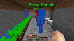 FNAF World Five Nights in Anime ISLAND - "ANIME BONNIE ISLAND" (Minecraft Roleplay) Night 5