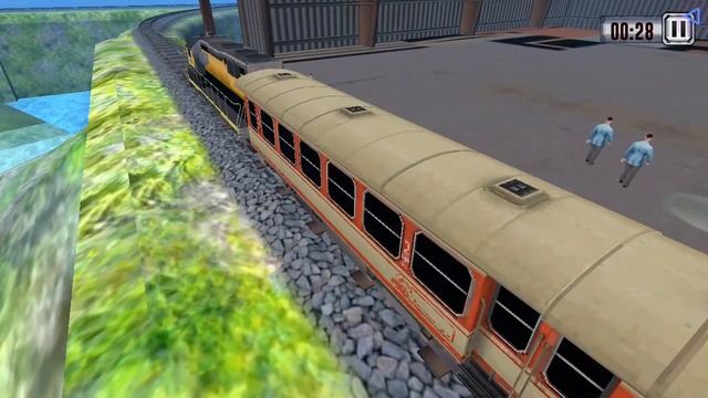 Indian train simulator game || metro train game || train games for kids смотреть онлайн