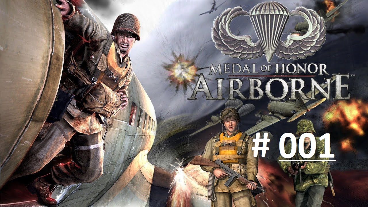 Medal of Honor: AIRBORNE. Прохождение легендарного шутера. / Миссия 1 "Хаски" (бм)