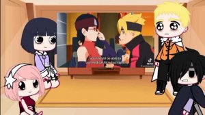 BORUTO AND SARADA'S PARENTS REACT TO THEM / itz peachy sunlight