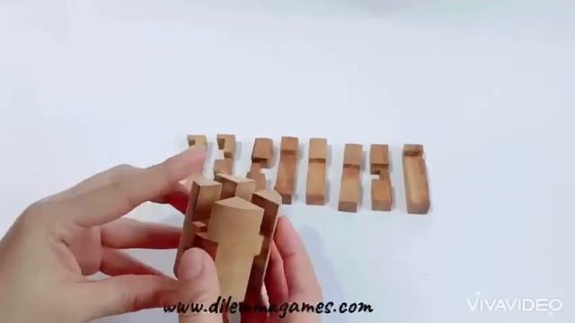 ROUND DIAMOND, an interlocking brain teaser by DILEMMA GAMES смотреть онлайн