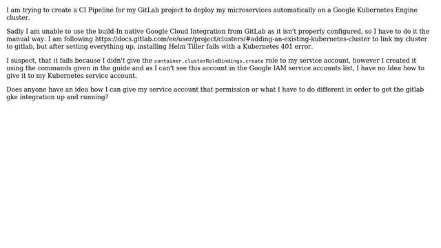 DevOps & SysAdmins: Cannot connect GitLab to GKE Cluster смотреть онлайн