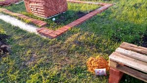 006 Стройка дома своими руками. Фундамент под туалет и сарай