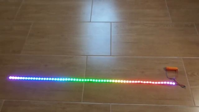 Neopixel (WS2812B) RGB LED Strip + ATtiny13 смотреть онлайн