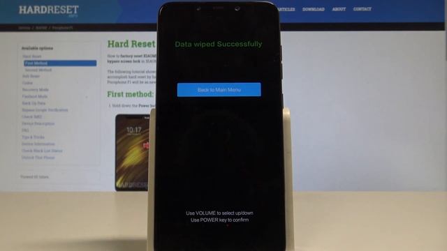 How to Hard Reset XIAOMI Pocophone F1 - Bypass Screen Lock / Factory Reset смотреть онлайн