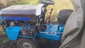 Минитрактор с двигателем Ока.Часть 7