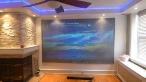 Treat your projection screen like your TV with our luminous deep silver or black 4K blackout clothe