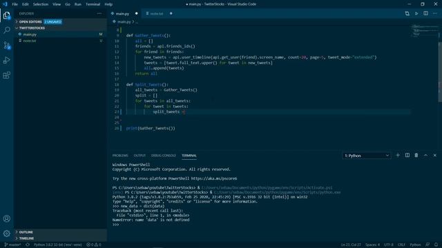 Python + Twitter API Tutorial смотреть онлайн