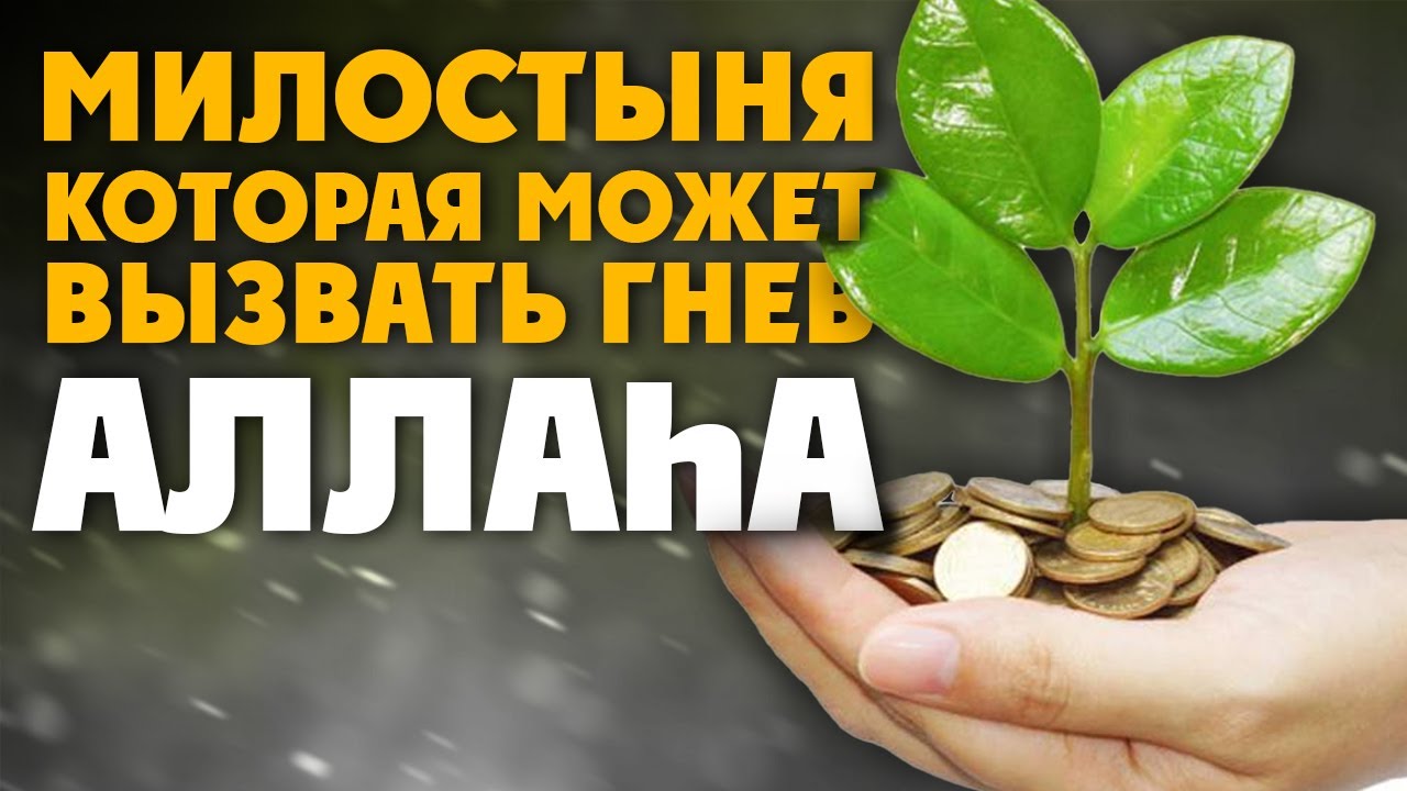 Милостыня, которая может вызвать гнев Аллаhа