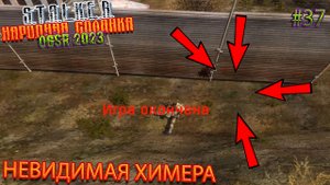 НЕВИДИМАЯ ХИМЕРА | STALKER НАРОДНАЯ СОЛЯНКА OGSR 2023 | Серия 37