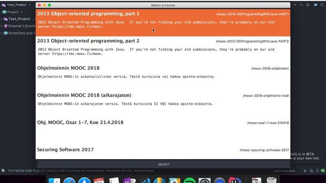MOOC.fi (OOP with Java) Setup смотреть онлайн
