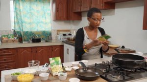 Knorr Pesto Provisions with Stewed Pigeon Peas and Roasted Corn Salad