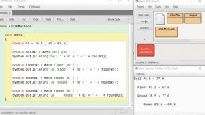 ICSE Class 9 - Java Programming G - Simple Math Library Methods iii