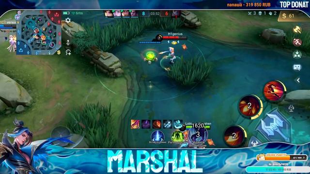 470/500 звезд до конца сезона. Глобал на лансе за пару дней? Стрим Mobile legends