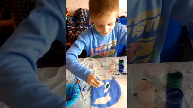 РИСУНОК ГУАШЬЮ "В КОСМОСЕ" часть2 смотреть онлайн