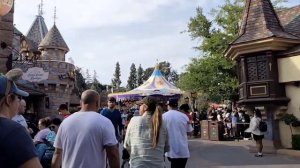 Sleeping beauty castle 🏰 entrance and fantasyland especially Peter Pan ✈️ flight