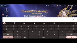 Immortal Awakening Gift Code 🧧🎇