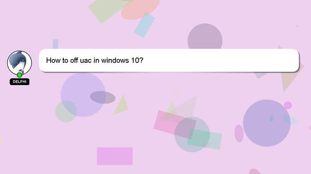 How to off uac in windows 10? смотреть онлайн