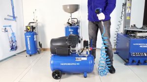 Поршневой компрессор 50 л, 410 л/м, 220В, 2.2 кВт, (прямой), масляный Nordberg ECO NCE50/410V