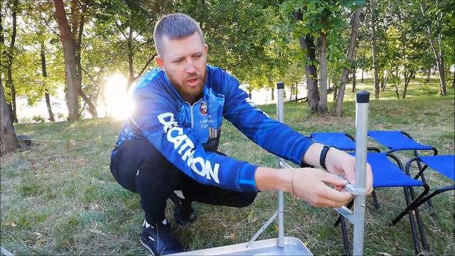 СТОЛ РАСКЛАДНОЙ ВОДОСТОЙКИЙ 60Х120 СМ И 4 ТАБУРЕТА от НПО Кедр смотреть онлайн