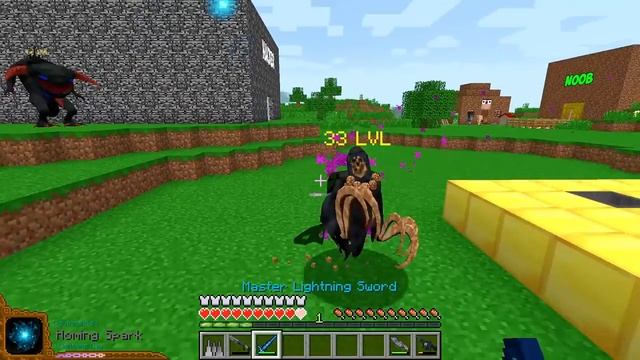 Minecraft Battle: MAGIC LIGHTNING SWORD CRAFTING CHALLENGE - NOOB vs PRO vs HACKER vs GOD Animation смотреть онлайн