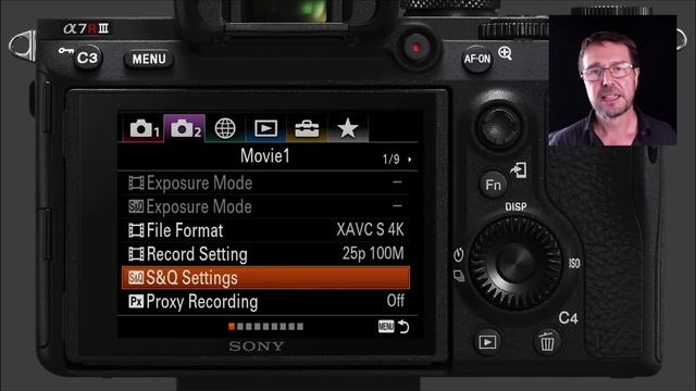 Sony Alpha A7RIII and A7III Custom Settings for Movies
