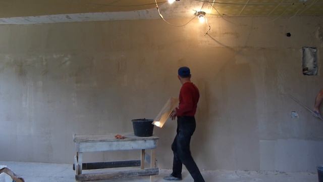 Рабочие дни строителя 1 штукатурка "струнный маяк" шпатлевка. смотреть онлайн