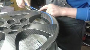 покраска диска в 3 цвета и аквапринт