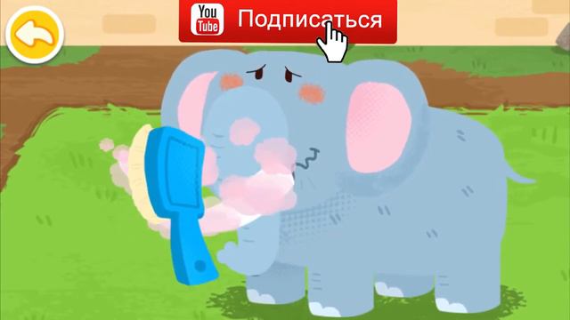 Беби Бас лечит животных/Baby Panda treats animals. Игра в доктора, BabyBus лечит животных