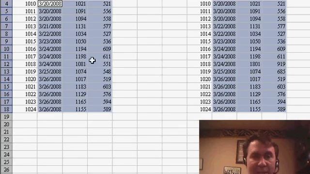 Excel - Compare Columns Using Go To Special and Row Differences - Episode 741