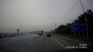 Авария на выезде из Челябинска