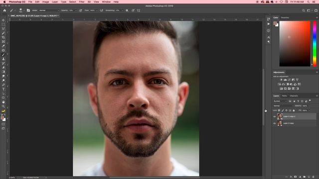 SKIN RETOUCHING in PHOTOSHOP | The BEST way to RETOUCH PORTRAITS смотреть онлайн