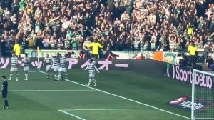 CRAZY!!! KYOGO GOAL FAN CELEBRATION FINAL (CELTIC V RANGERS) 2-1 !!!