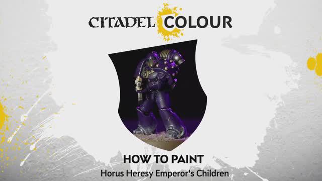 Warhammer 40000 How to Paint - Horus Heresy Emperor's Children