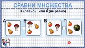 Сравнение множеств. Равные множества. Пустое множество.