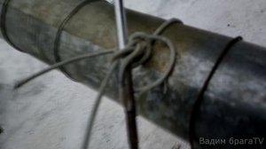 КАК ИЗ ОЦИНКОВКИ СДЕЛАТЬ ТРУБУ!AS TO MAKE THE PIPE OF GALVANIZATION!