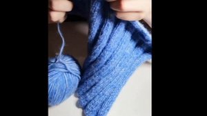 Вяжем свитер с горлом, для новичков