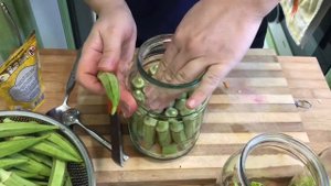 Маринованная бамия