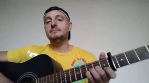 Кавер. Песни под гитару. По небу плывут облака.